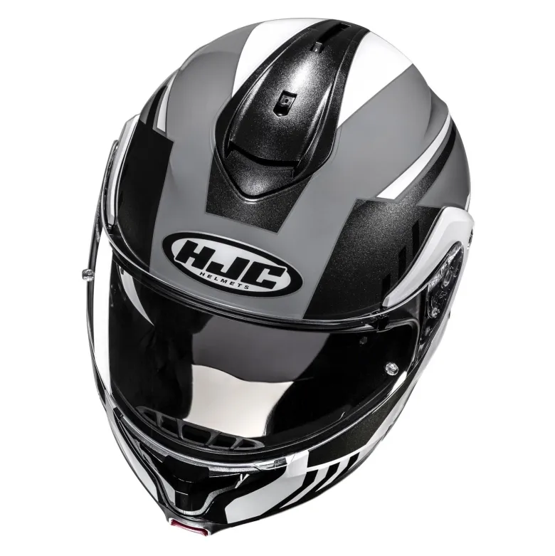 Kask szczękowy HJC C91N KAON BLACK/WHITE czarny biały