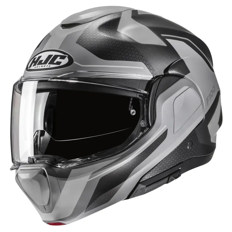 Kask szczękowy HJC F100 BIOS GREY szary