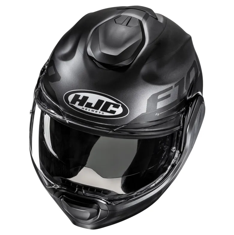 Kask szczękowy HJC F100 HETAL BLACK czarny