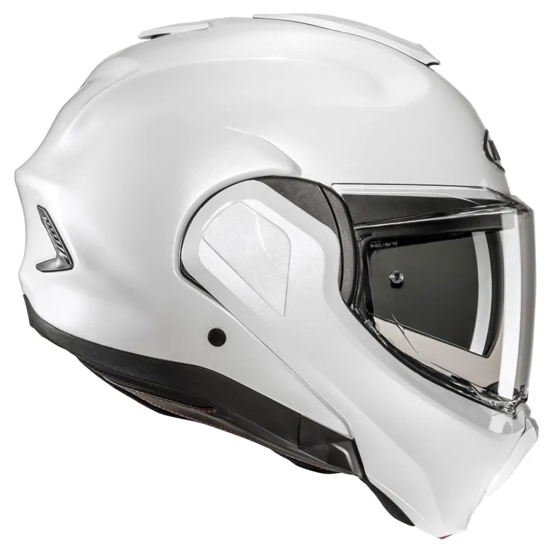 Kask szczękowy HJC F100 PEARL WHITE biały