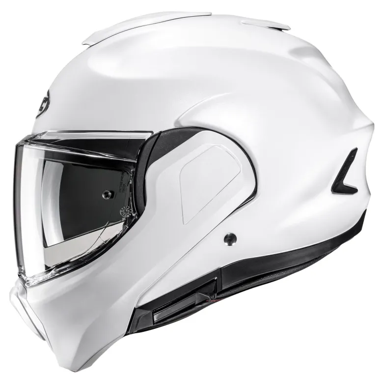Kask szczękowy HJC F100 PEARL WHITE biały