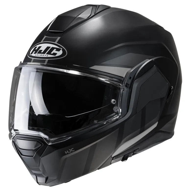 Kask szczękowy HJC I100 BEIS BLACK/GREY czarny szary