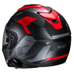Kask szczękowy HJC I91 CARST BLACK/RED czarny czerwony