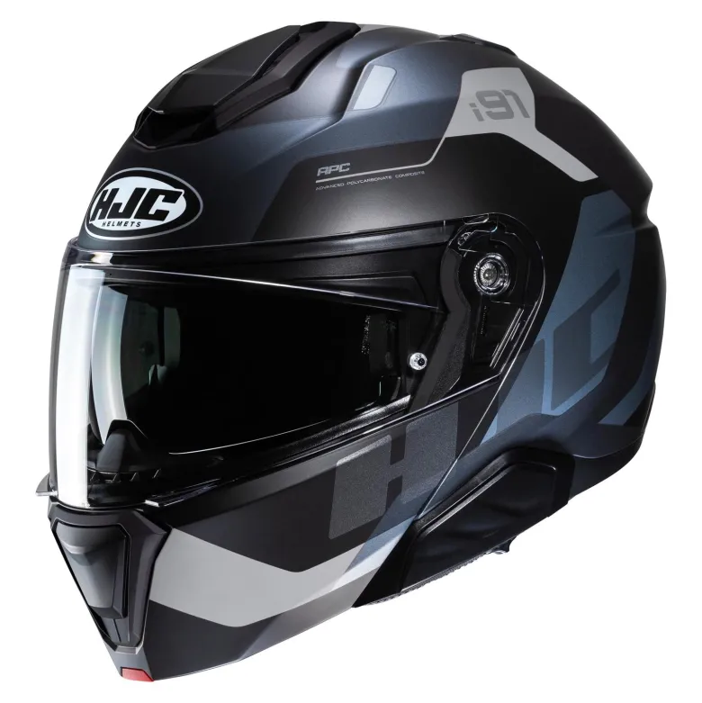Kask szczękowy HJC I91 CARST BLACK/GREY czarny szary