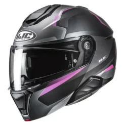 Kask szczękowy HJC I91 FELIO GREY/PINK szary różowy