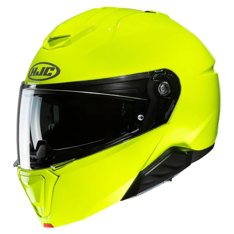 Kask szczękowy HJC I91 FLUORESCENT GREEN zielony fluo