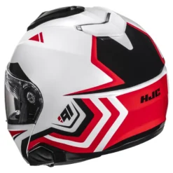 Kask szczękowy HJC I91 TRICUS WHITE/RED biały czerwony