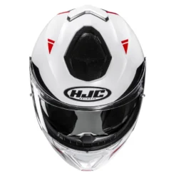 Kask szczękowy HJC I91 TRICUS WHITE/RED biały czerwony