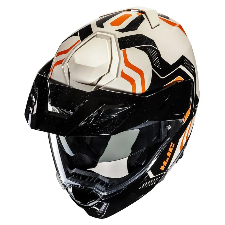 Kask szczękowy HJC I80 VELLY BLACK/BEIGE czarny beżowy