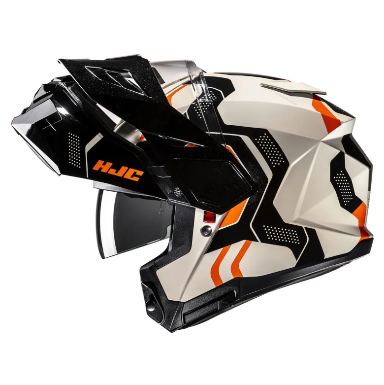 Kask szczękowy HJC I80 VELLY BLACK/BEIGE czarny beżowy