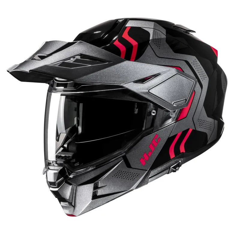 Kask szczękowy HJC I80 VELLY BLACK/RED czarny czerwony