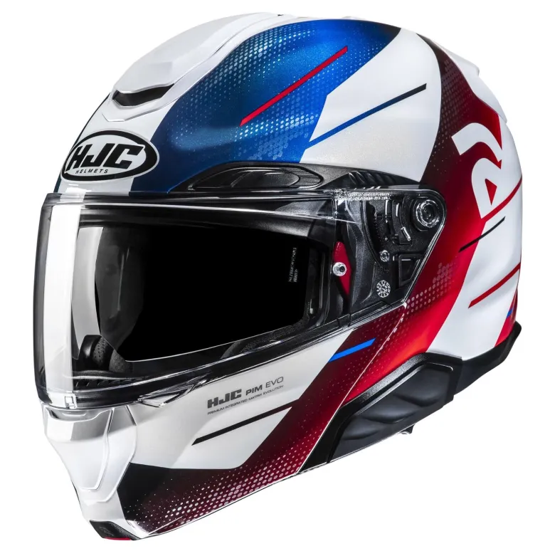 Kask szczękowy HJC RPHA 91 BLAT BLACK/WHITE/BLUE czarny biały niebieski