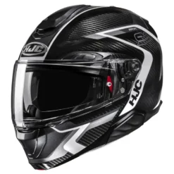 Kask szczękowy HJC RPHA 91 CARBON LAGOS BLACK/WHITE czarny biały
