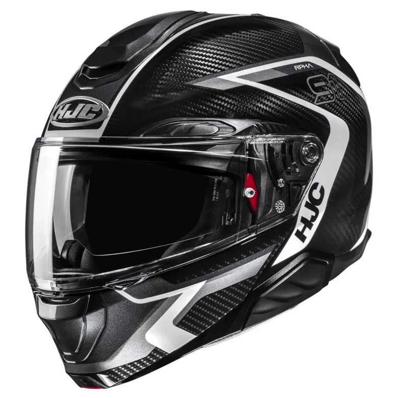 Kask szczękowy HJC RPHA 91 CARBON LAGOS BLACK/WHITE czarny biały