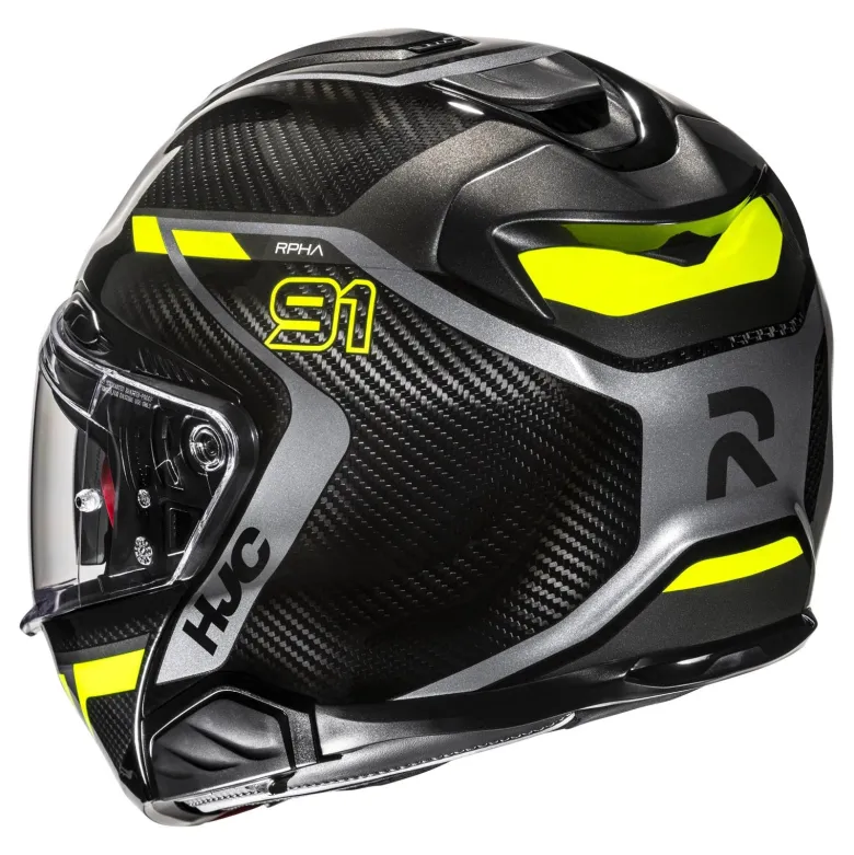 Kask szczękowy HJC RPHA 91 CARBON LAGOS BLACK/YELLOW czarny złoty
