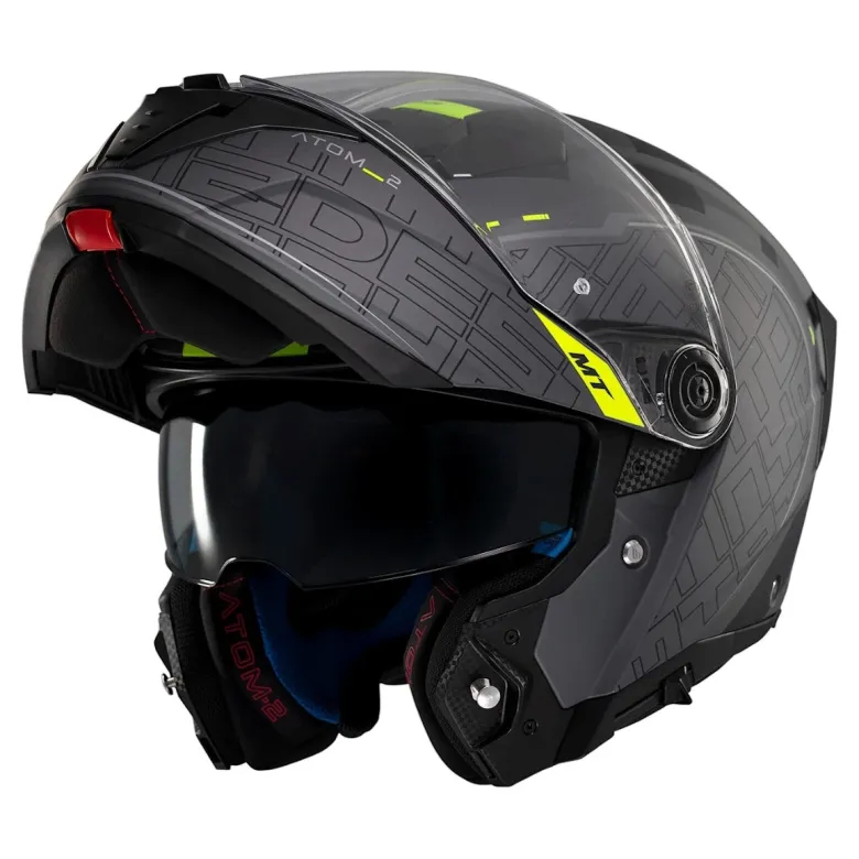 Kask szczękowy MT ATOM 2 SV DESTINY MATT BLACK/GREY