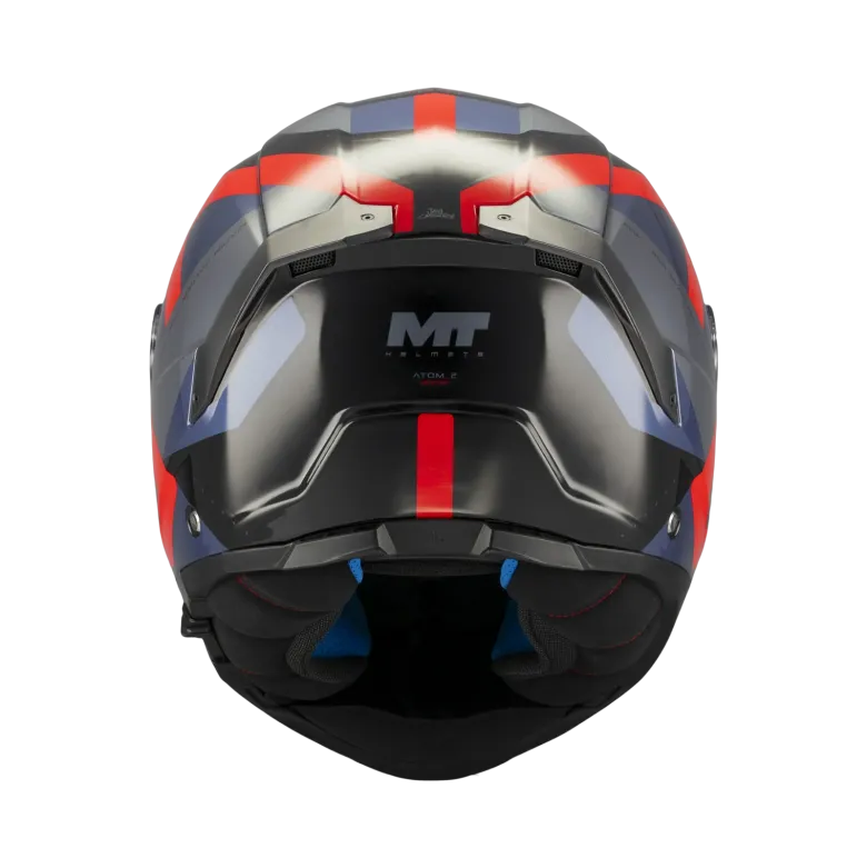Kask szczękowy MT ATOM 2 SV DEXTER BLUE/RED niebieski czerwony