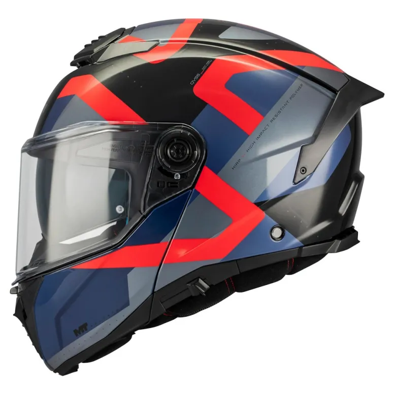 Kask szczękowy MT ATOM 2 SV DEXTER BLUE/RED niebieski czerwony