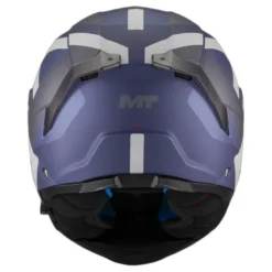 Kask szczękowy MT ATOM 2 SV DEXTER BLUE/SILVER niebieski szary