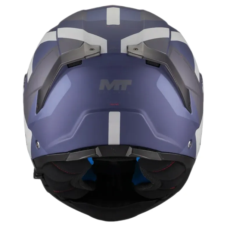 Kask szczękowy MT ATOM 2 SV DEXTER BLUE/SILVER niebieski szary