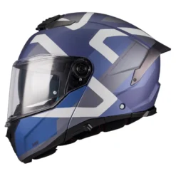 Kask szczękowy MT ATOM 2 SV DEXTER BLUE/SILVER niebieski szary