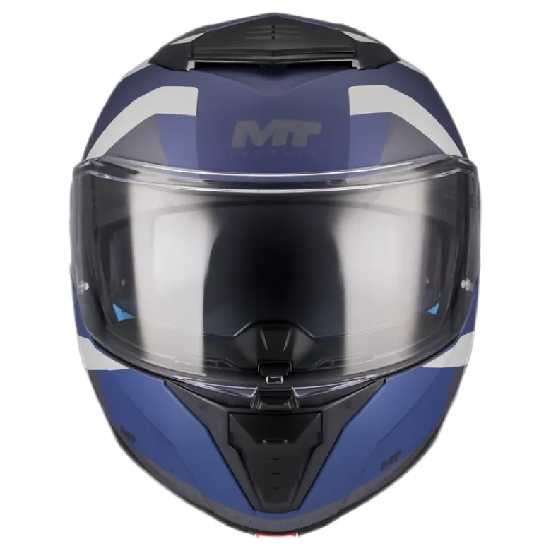 Kask szczękowy MT ATOM 2 SV DEXTER BLUE/SILVER niebieski szary