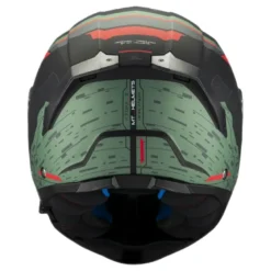 Kask szczękowy MT ATOM 2 SV HIGHLANDS GREY/FLUO zielony czarny czerwony