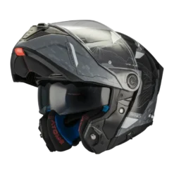Kask szczękowy MT ATOM 2 SV HIGHLANDS BLACK/GREY czarny szary