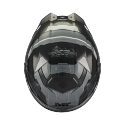 Kask szczękowy MT ATOM 2 SV HIGHLANDS BLACK/GREY czarny szary