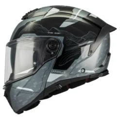 Kask szczękowy MT ATOM 2 SV HIGHLANDS BLACK/GREY czarny szary