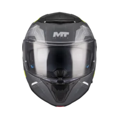 Kask szczękowy MT ATOM 2 SV HIGHLANDS SILVER/GREY srebrny szary