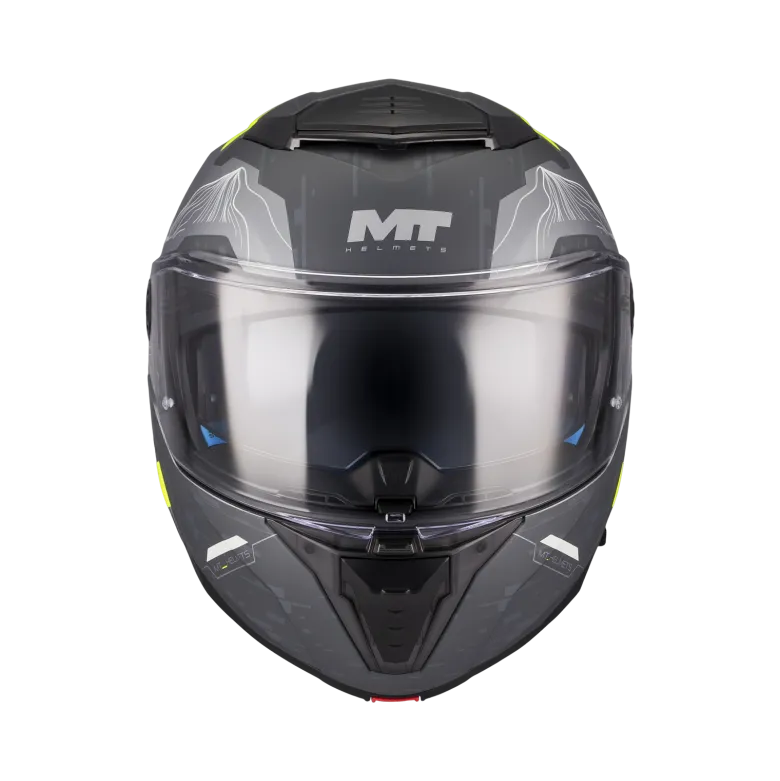 Kask szczękowy MT ATOM 2 SV HIGHLANDS SILVER/GREY srebrny szary