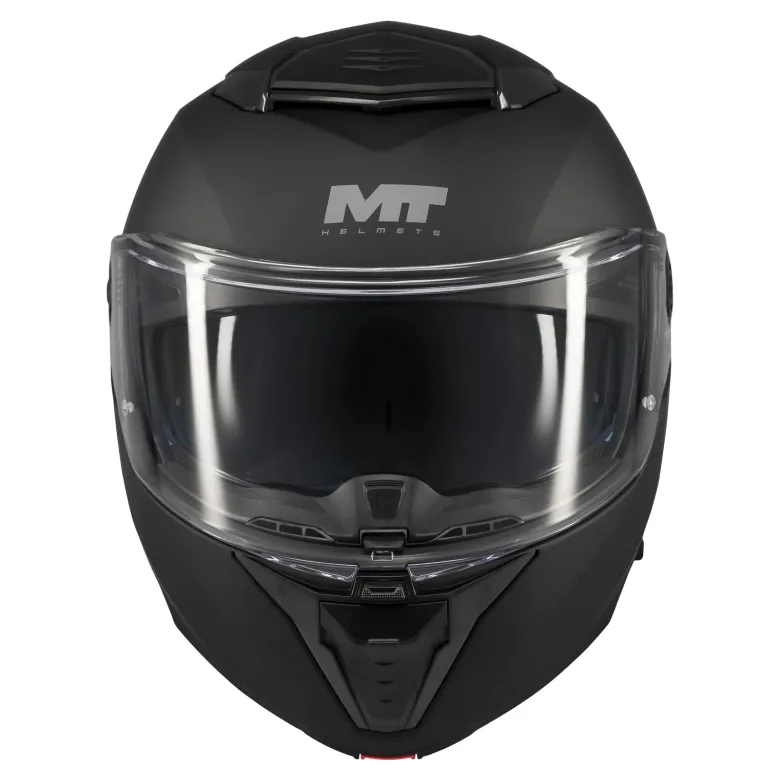 Kask szczękowy MT ATOM 2 SV PURE BLACK MATT czarny mat