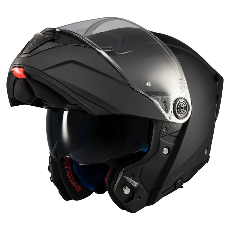Kask szczękowy MT ATOM 2 SV PURE BLACK MATT czarny mat