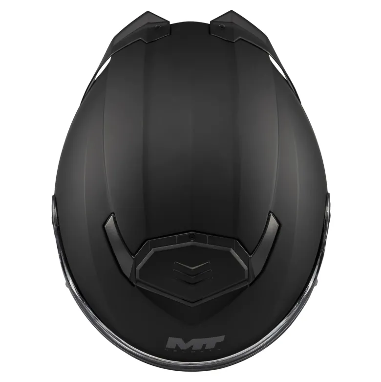 Kask szczękowy MT ATOM 2 SV PURE BLACK MATT czarny mat