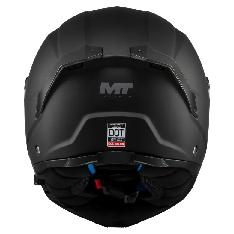 Kask szczękowy MT ATOM 2 SV PURE BLACK MATT czarny mat