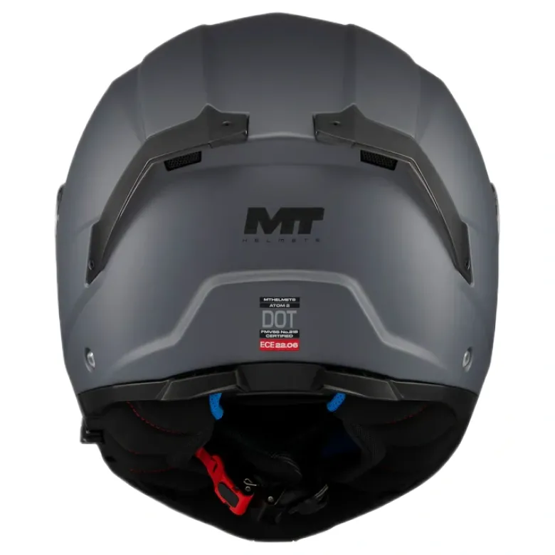 Kask szczękowy MT ATOM 2 SV PURE GREY szary