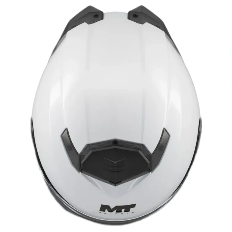 Kask szczękowy MT ATOM 2 SV PURE WHITE biały