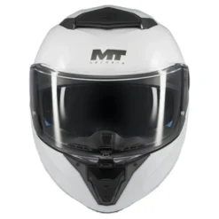 Kask szczękowy MT ATOM 2 SV PURE WHITE biały