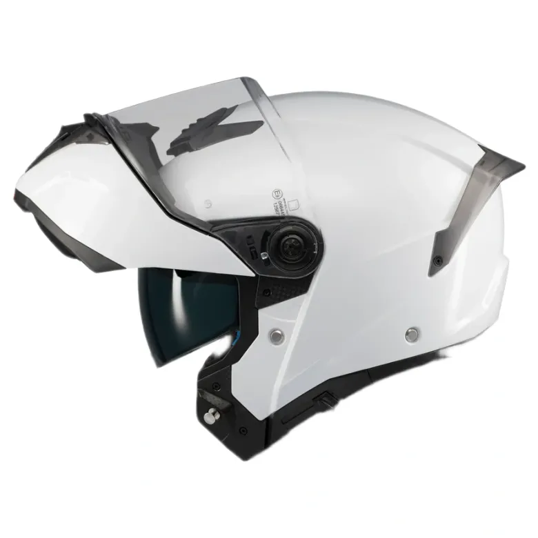 Kask szczękowy MT ATOM 2 SV PURE WHITE biały