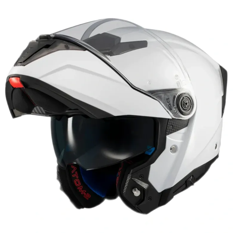 Kask szczękowy MT ATOM 2 SV PURE WHITE biały