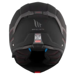 Kask szczękowy MT ATOM 2 SV SOLID MATT BLACK czarny mat