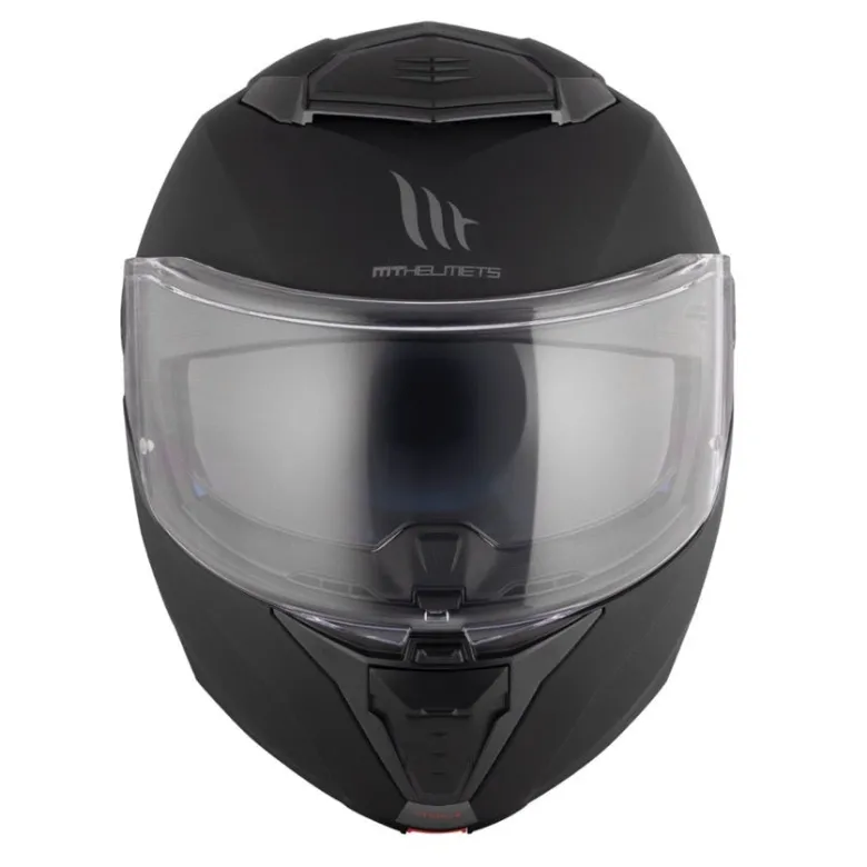 Kask szczękowy MT ATOM 2 SV SOLID MATT BLACK czarny mat