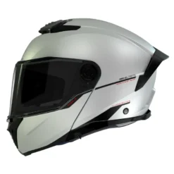 Kask szczękowy MT ATOM 2 SV SOLID GLOSS PEARL WHITE biały