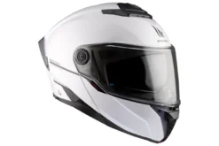 Kask szczękowy MT ATOM 2 SV SOLID GLOSS PEARL WHITE biały