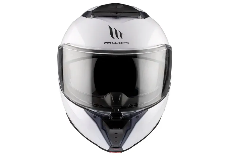 Kask szczękowy MT ATOM 2 SV SOLID GLOSS PEARL WHITE biały