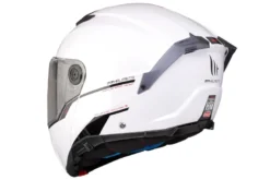 Kask szczękowy MT ATOM 2 SV SOLID GLOSS PEARL WHITE biały