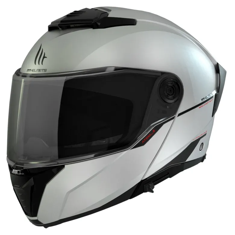 Kask szczękowy MT ATOM 2 SV SOLID GLOSS PEARL WHITE biały