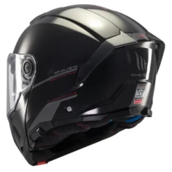 Kask szczękowy MT ATOM 2 SV SOLID GLOSS BLACK czarny