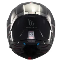 Kask szczękowy MT ATOM 2 SV SOLID GLOSS BLACK czarny